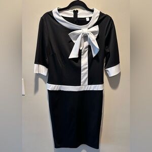 Black and white dress